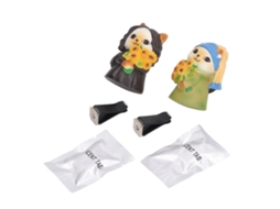 Clip Perfume Aromático Carro Menina Cartoon Decor Interior 2 Peças
