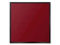 Quadro magnético de parede cinza delicado para quarto Espelharte (50x50 cm)
