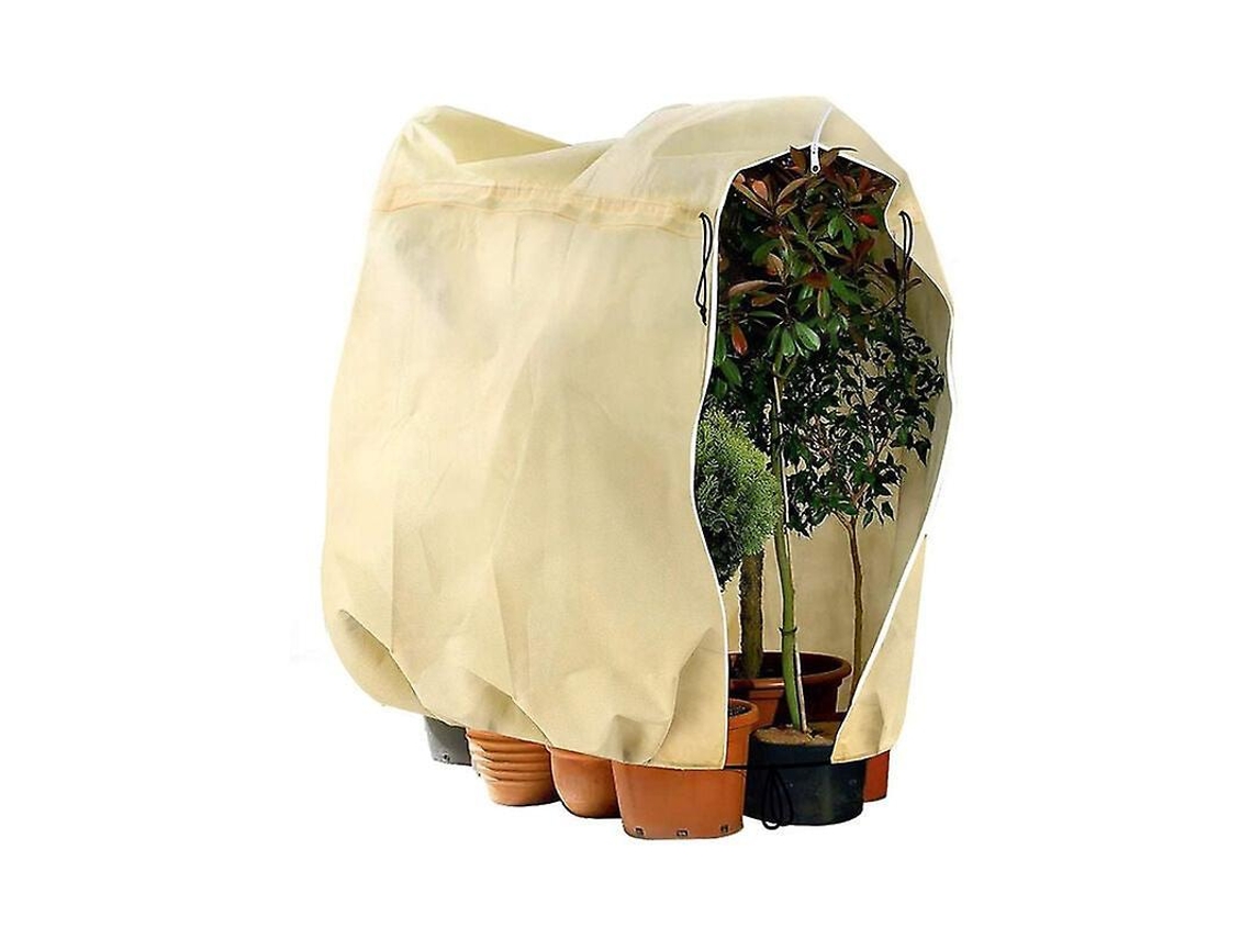 Capa Protetora Para Plantas De 120 X 180 Cm, Capa De Inverno Reutilizável Com Cordão, Não Tecido, Zíper Aquaforge