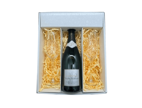 White Box: VEUVE PELLETIER – 1 Brut And 2 “Square” Flutes