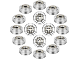 Conjunto De 16 Polias De Policarbonato Para Impressora 3d, Incluindo A Polia Com Rolamento Linear 625zz Compatível Com Cr10, Cr3 E Outros Modelos