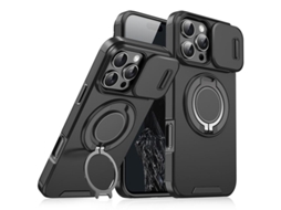 Capa Com Janela Magnética Lingke Para Iphone 16 Pro Max Capa Protetora Antiqueda Para Apple 15 Pro E 14