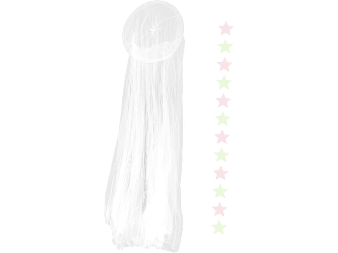 Cortina Mosquiteira Com Dossel Para Cama Anneome, Ideal Para Quarto De Princesa