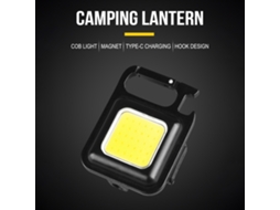Lanterna Chaveiro Mini Portátil Cob com Iman Abertura de Garrafas Carregamento Rápido