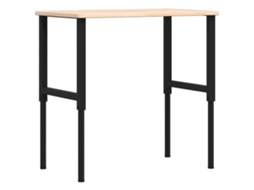 Bancada de trabalho VIDAXL Marrom Madeira de carvalho (100x60x(71,5-98)cm)