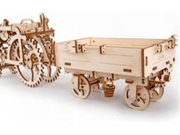 Puzzle 3D UGEARS Tractor`s Trailer