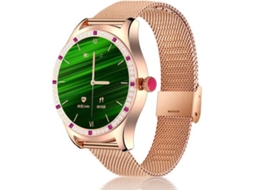 Smartwatch Heart Rate Monitor Women's Health Bluetooth Chama Arterial Press Monitor Pedômetro Para Ios Android Bestvite (ouro)
