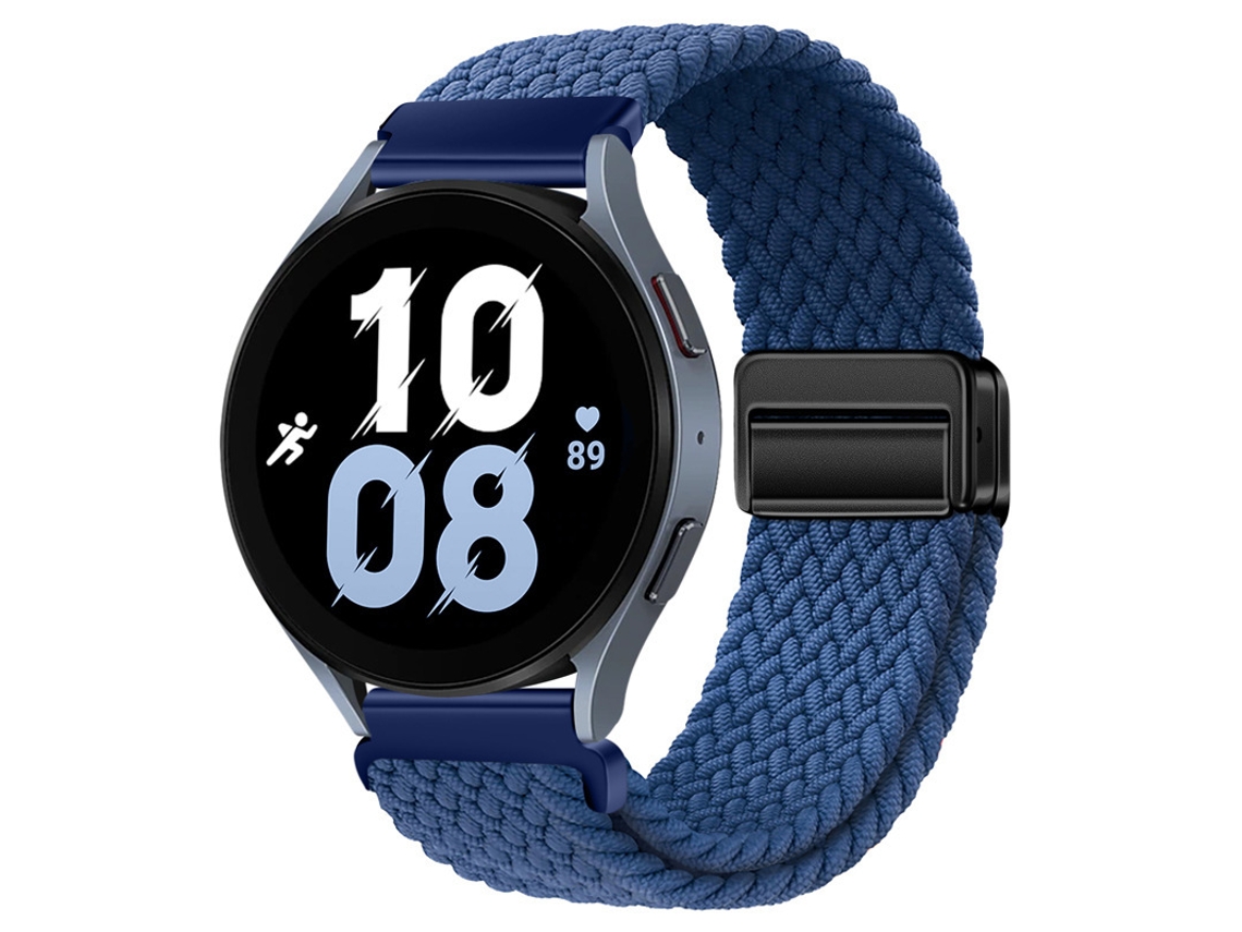 Pulseira Esportiva De Nylon Trançado, Elástica E Respirável, Compatível Com Huawei Gt6, Gt5 E Samsung Watch7, Com Fecho