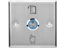 Controle De Acesso Portas, Interruptor De Botão, Painel De Aço Inoxidável, Montagem Na Parede Durável E Segura