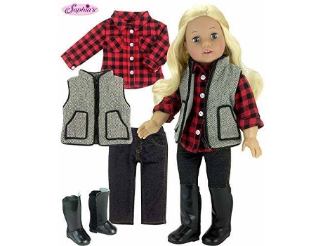 Acessório de Bonecos SOPHIA'S Winter Doll Outfit with Boots (Idade Mínima: 4 Anos - 8.9x8.2x1.3 cm)
