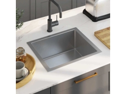 Vidaxl Lava-louça De Cozinha Artesanal Aço Inoxidável