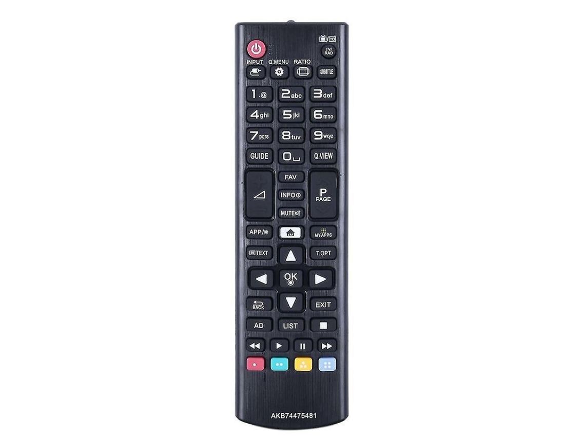 Controle Remoto YURU para TV Smart LG 32lf592u 43lf590v 43uf6407 43uf640v 49uf6407 Preto