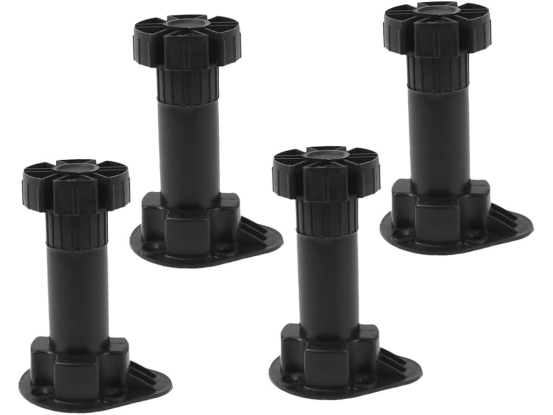 Conjunto De 4 Pés Ajustáveis Para Móveis, Incluindo Sofás, Armários E Mesas De Centro, Com Design Antiderrapante