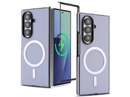 Capa Magnética Para Samsung Galaxy Z Fold8 Ultra, Capa Protetora De Fibra De Carbono À Prova De Quedas Digitallab (roxo)