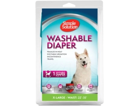 Cuecas Higiénicas para Cães SIMPLE SOLUTION (Tam: XL)
