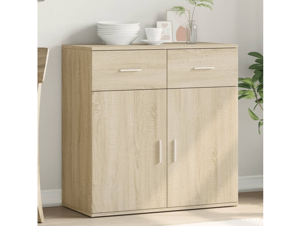 Aparador 79x38x80 cm Derivados de madera de roble Sonoma