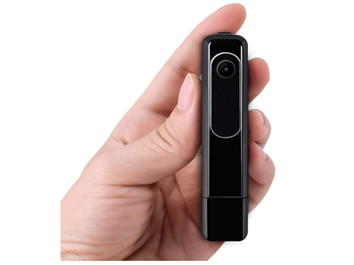 Body Camera Hd 1080P Mini Câmera Espiã Gravador de Vídeo Converter Usb/Uma Chave Gravação Rápida Câmeras Corporais de Polícia Preto YIZHOOD