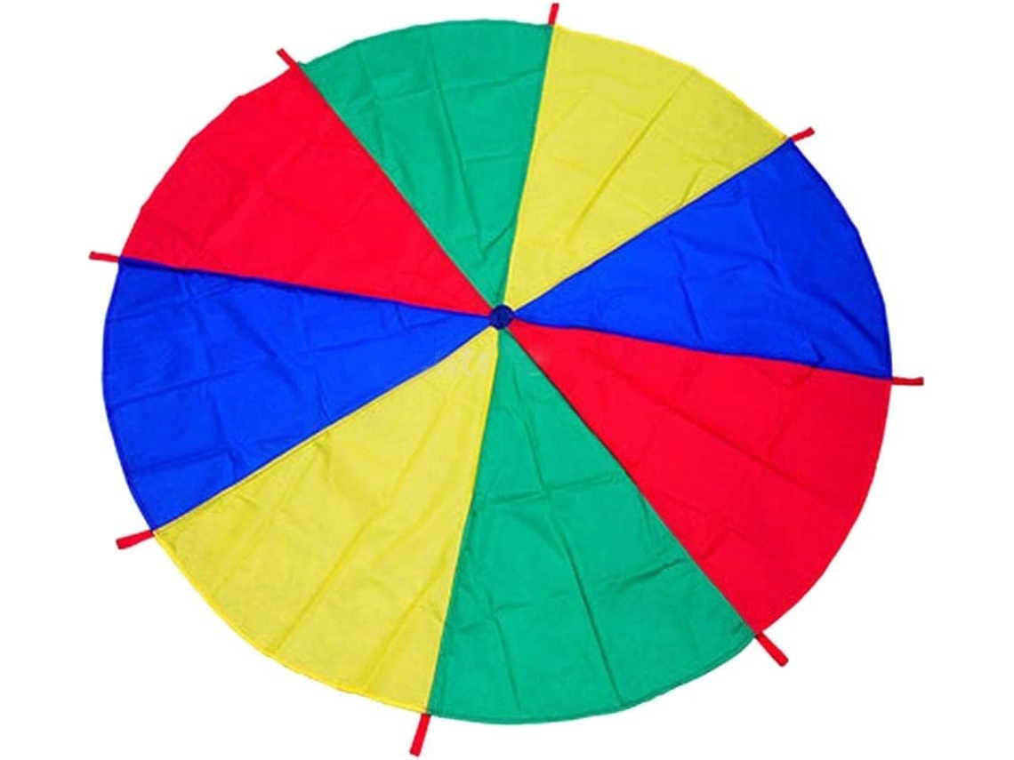 Conjunto De Paraquedas Infantil Com 8 Alças, Brinquedo Esportivo Para Exercícios Ao Ar Livre, 2 M