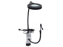 Lampa De Lupa Laxiscreed Com Braço Flexível 3x, 360° Rotação E 3 Modos De Cor