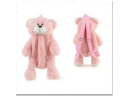 2026 mochila Nueva para Mujer Con Diseño de Peluche, Bolso Informal Con Estampado de Oso de Dibujos Animados, B2305