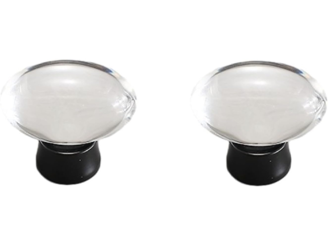 Puxadores Para Gavetas De Cômoda, 2 Peças, Três Cores, Furo Único, Cristal, Alça Para Porta De Guarda Roupa, Armário