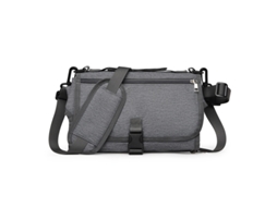 Almofada Anti-urina Multifunções Para Bebé, Bolsa De Muda Infantil Portátil Anti-derramamento Leve Dobrável Para Viagens Cinza Escuro Yuysan