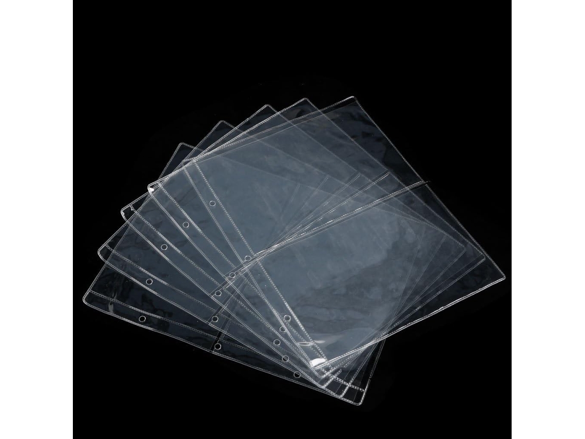 Refis Para Pastas Transparentes Com 2 Bolsos Cartões Fotográficos, Cadernos, Álbuns De Fotos, Armazenamento De Dinheiro