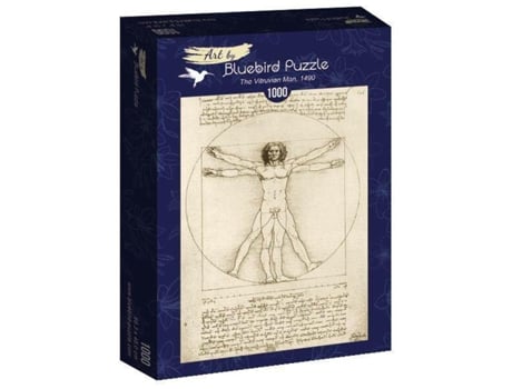 Puzzle 1000 Pcs The Vitruvian Man 1490 Bluebird