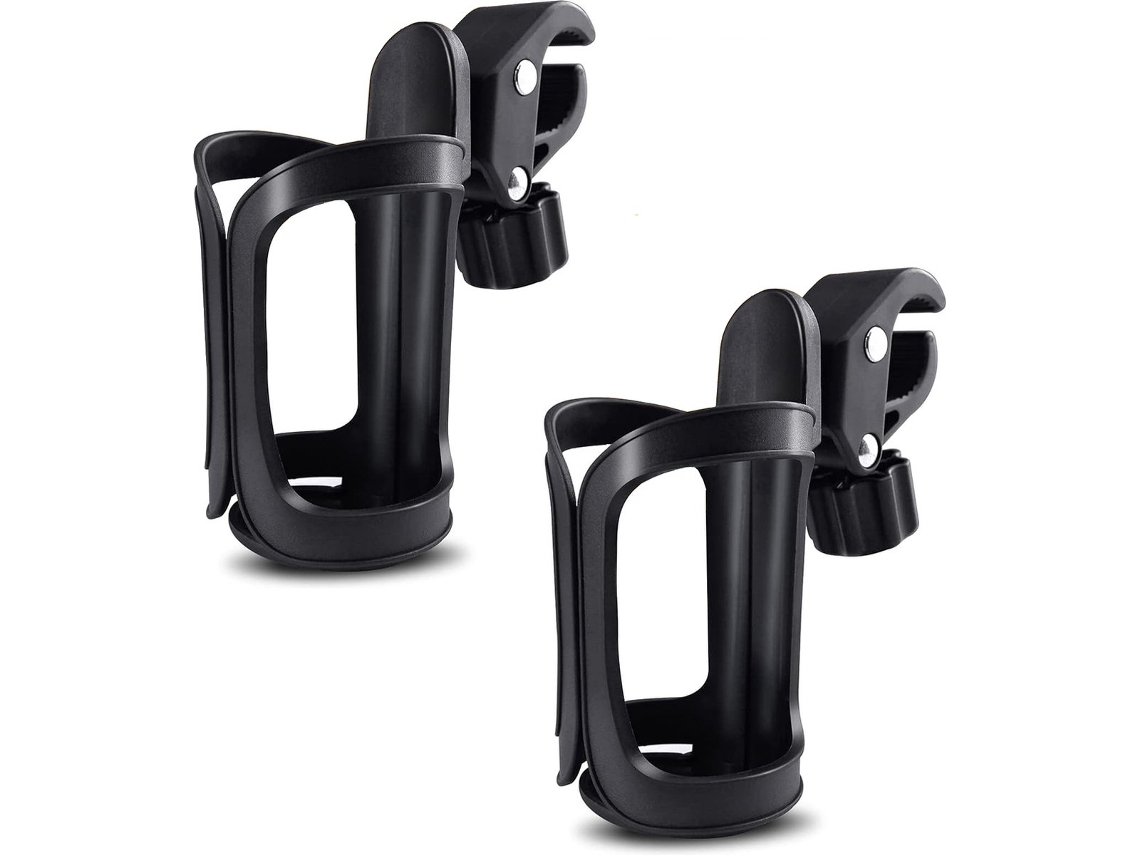 Porta copos AQUAFORGE, 2 Peças, para Bicicletas, Carrinhos de Bebê, Andadores, Scooters e Cadeiras de Rodas