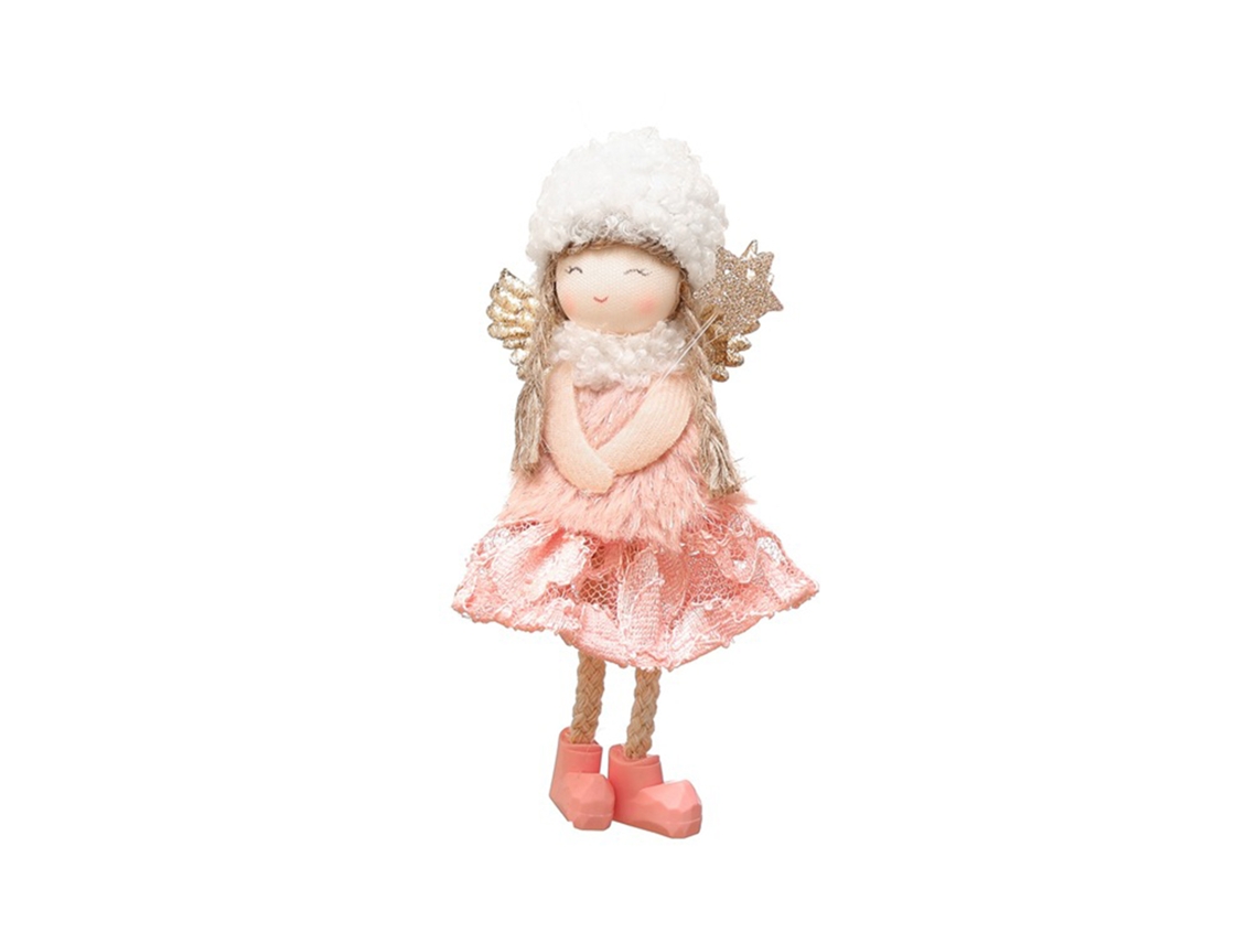 Vestido Pink Lace Com Fecho De Anjo E Decoração Natal Da Laxiscreed, Produto Novo