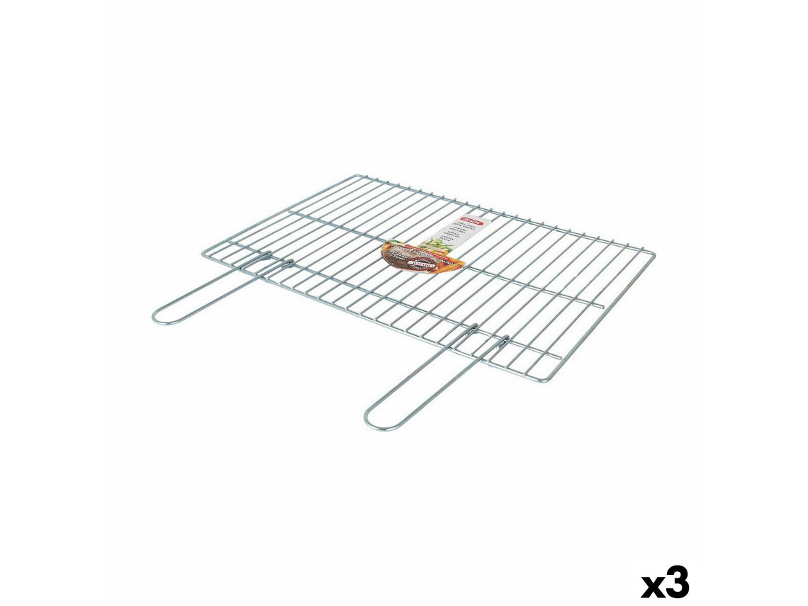 Grelhador ALGON ALGON Churrasco 68 X 40 Cm 3 Unidades