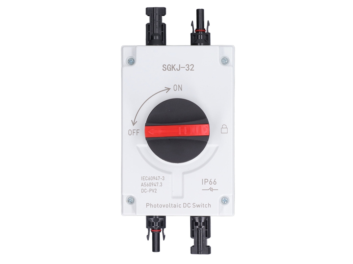 Laxiscreed Isolador Fotovoltaico Dc 40a 4p Ip66 À Prova De Água Para Painéis Solares