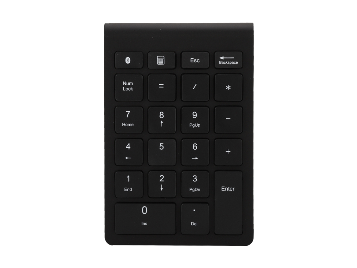 Teclado Numérico Mini Sem Fio Bt304 Com 22 Teclas E Compatível Bluetooth 5.0. -aquaforge