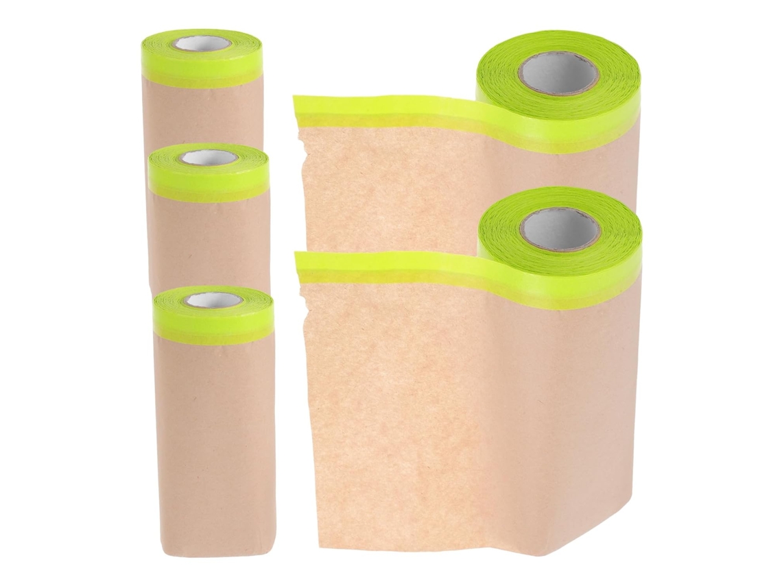 Papel Adesivo Marrom Para Pintura Automotiva, 5 Peças, Para Escrever, Ideal Para Confecção De Estênceis E