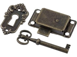 Fechaduras De Ferro Antigas Para Gavetas, Móveis Decorativos Com