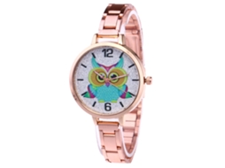 Reloj De Cuarzo Unisex Con Correa De Acero Zhoulianfa Casual (oro Rosa)