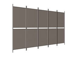 Room Divider, Room Dividers Vidaxl Antracite Tecido (250 X 200 Cm)