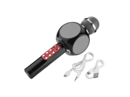 Microfone Bluetooth Karaoke 2 em 1 LAXISCREED