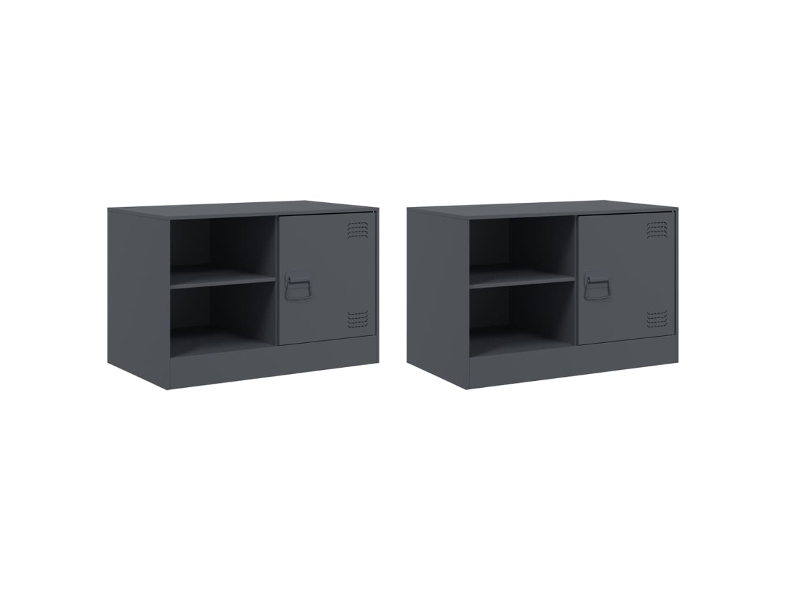Tv Cabinet Set, Tv Cabinet Sets Vidaxl Antracite Aço (n/a)