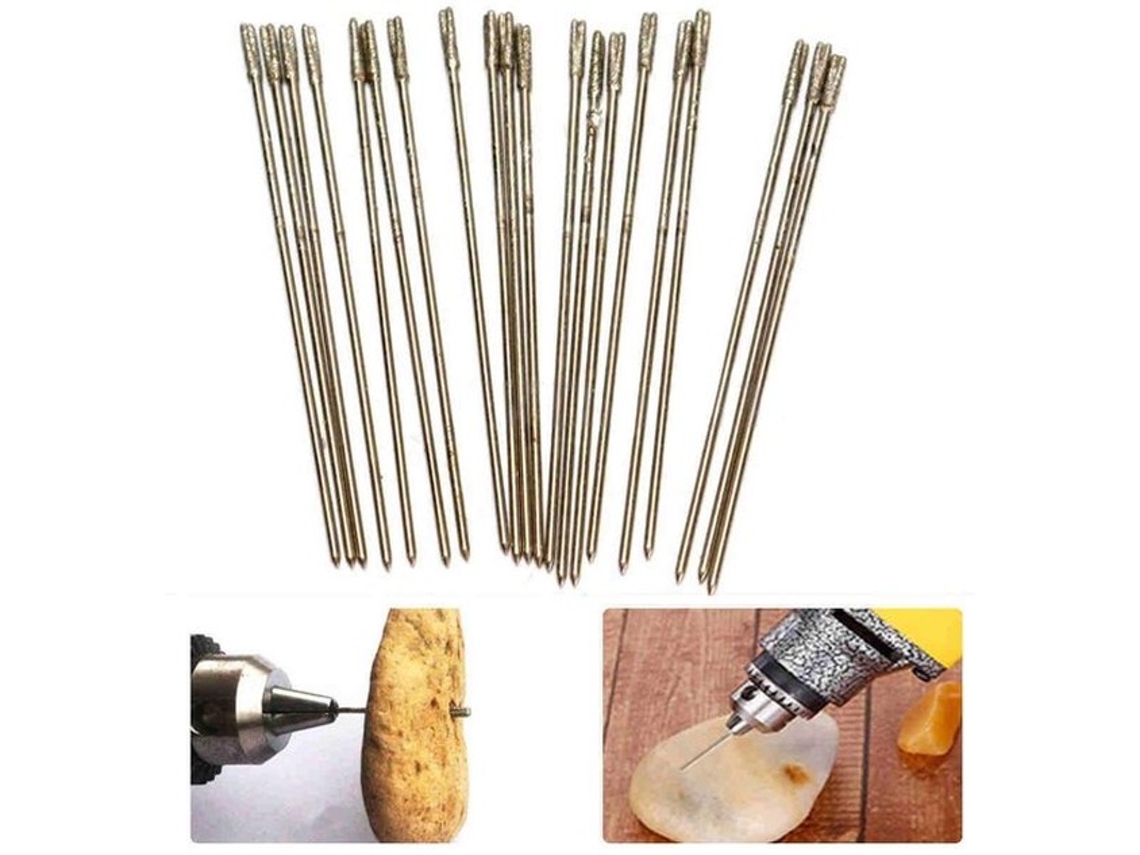 Ferramenta De Perfuração De Diamantes - Ideal Para Sieraden - 1 Mm Formato - Apropriado Para Ágata - Embalagem De 20 Unidades - Qualidade Robusta