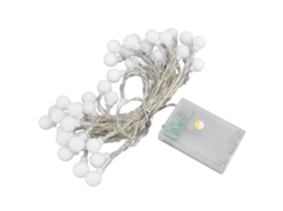 Luz de Cadeia Led Globo 6m 40led | S/MARCA