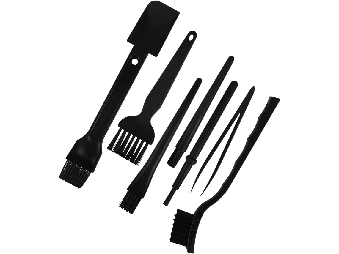 Kit De Limpeza Antiestática Para Teclado Toddmomy Com 7 Peças, Escovas De Nylon E Design Leve Para Computador Laptop, Na