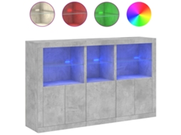 Sideboard, Sideboards Vidaxl Cinzeto Madeira Processada (n/a)