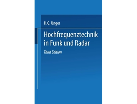 Livro Hochfrequenztechnik in Funk und Radar de Hans-George Unger ( Inglês )