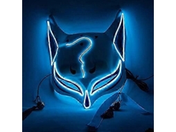 Máscara Kitsune Da Moda, Máscara Da Máscara Da Raposa. Nostalgia88