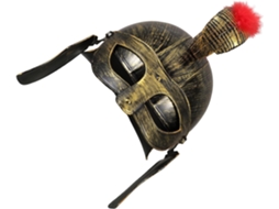 Capacete De Soldado Romano Ajustável De Plástico Ciieeo Para Cosplay E Festas Medievais De Halloween.