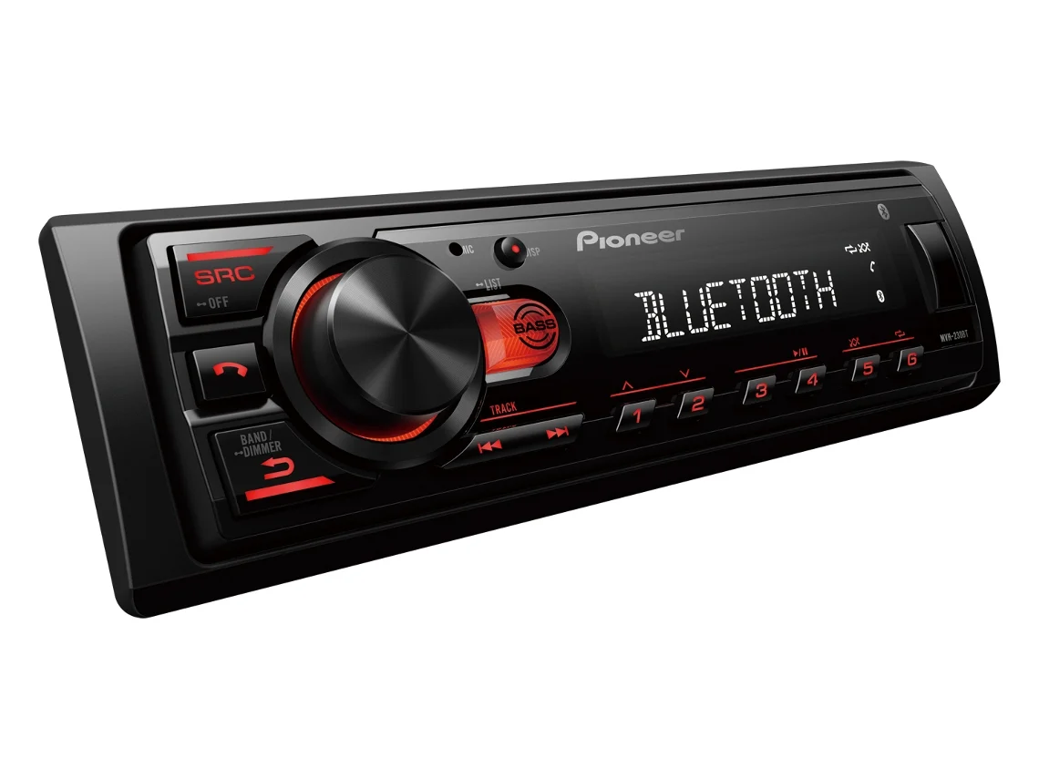 Autorrádio PIONEER MVH-230BT com Usb (4x 50W - RDS - Bluetooth - Mosfet)