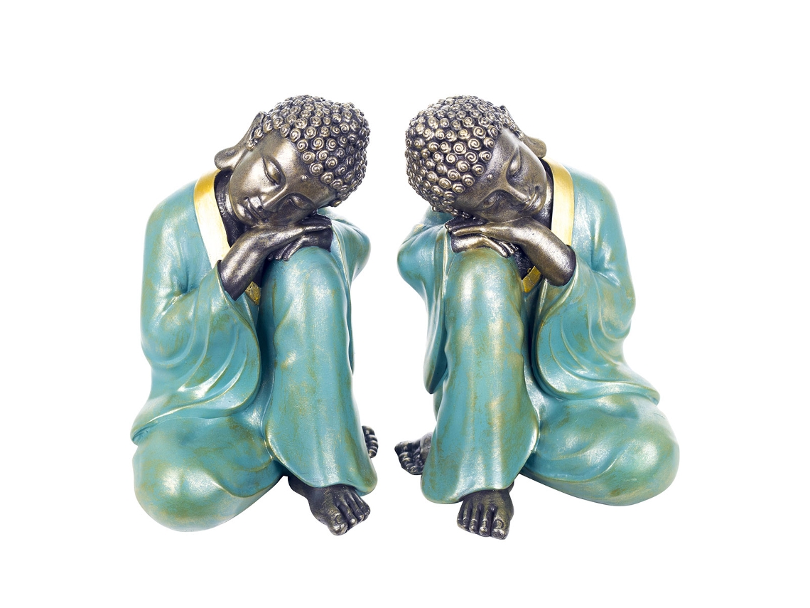 Figura Decorativa BY SIGRIS  Buda 2 unidades