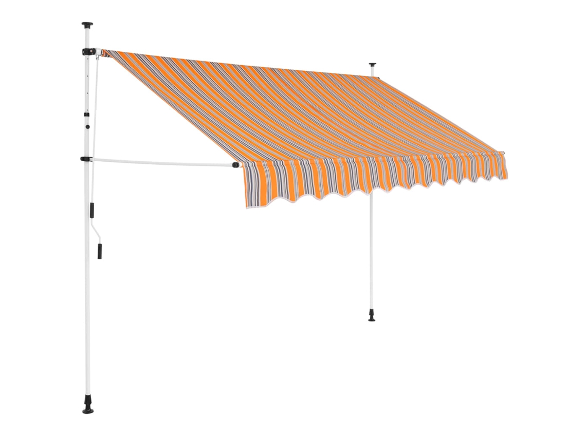 Retractable Awning, Retractable Awnings Vidaxl Multicolor Tecido (n/a)