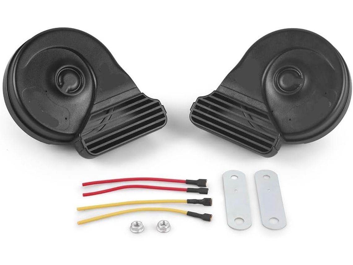 Amplificador De Áudio Guidon Haut-parleur Grille Moto 12v 410hz-510hz, D'escargot Super Fort, Coupe-vent E